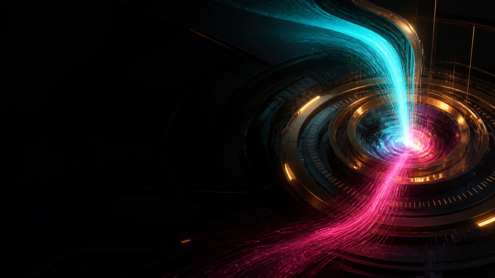 APT and Aptos token liquidity streams converging into a Hyperion market