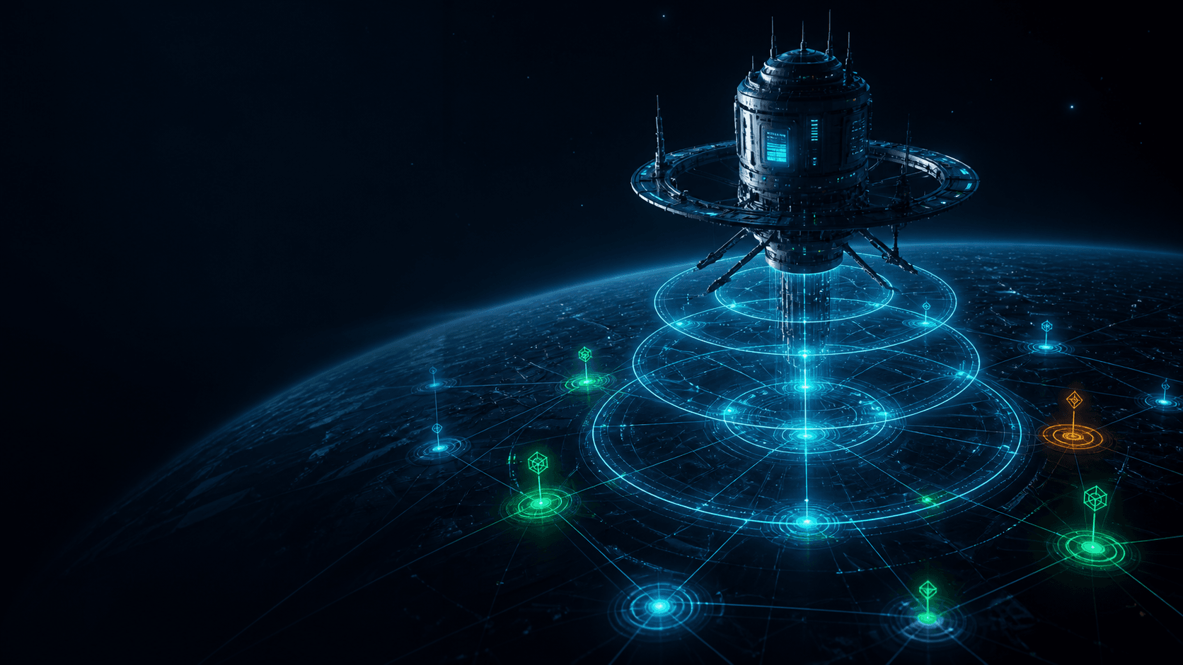SolCreate Flight Control watchtower loading